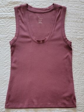 a new day Mauve Scoop Neck Tank Top